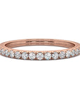 Milgrain Diamond Band