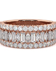 Fancy Cut Diamond Band