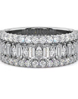 Fancy Cut Diamond Band