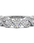 Crossover Diamond Set Band