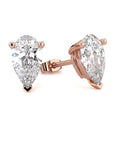 REGAL | Pear Diamond Earrings