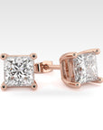 Regal Princess Diamond Stud Earrings, view 7