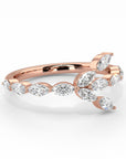 Y | Rose Gold Marquise Band