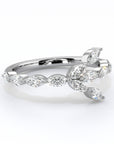 Y | White Gold Marquise Band