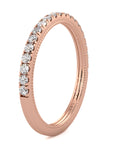 Milgrain Diamond Band