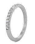 Milgrain Diamond Band