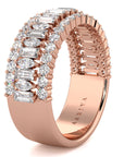 Fancy Cut Diamond Band