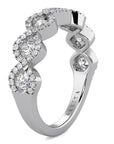 Crossover Diamond Set Band