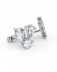Floral | Pear, Marquise, Baguette & Oval Diamond Earrings