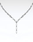 Y | Shaped Marquise Diamond Necklace