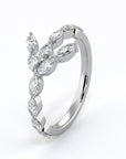 Y | White Gold Marquise Band