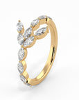 Y | Yellow Gold Marquise Band