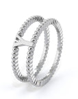 Y | White Diamond Dot Band