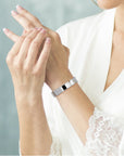 Y | White Marquise Bangle