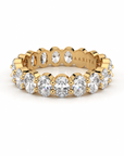 Oval Diamond Band 100%