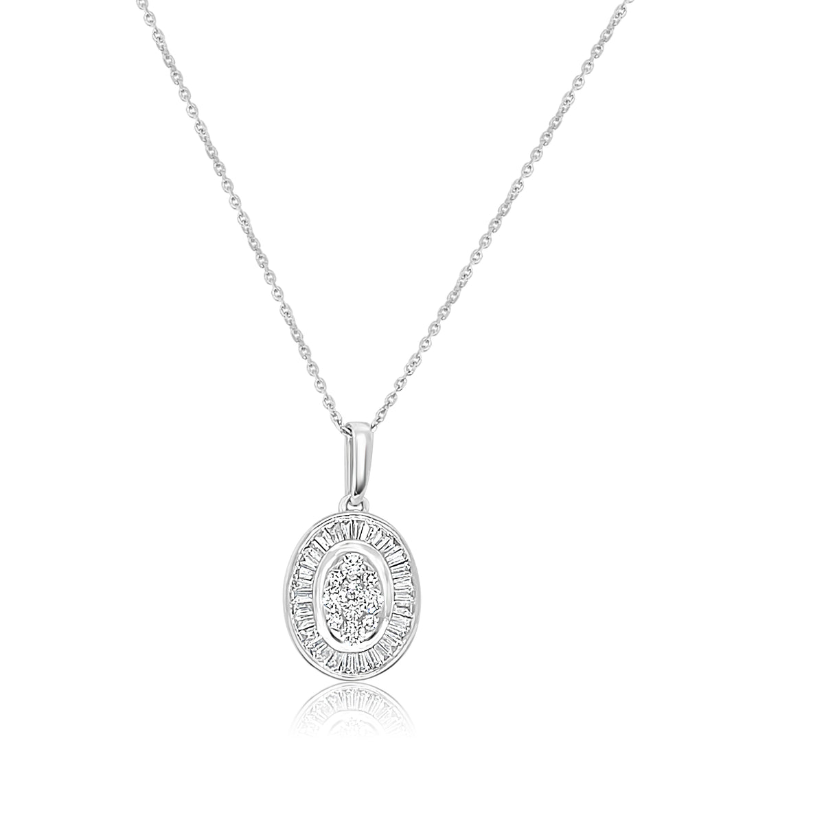 18ct Oval Necklace