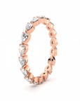 Pear Diamond Band 100%