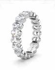 Oval Diamond Band 100%