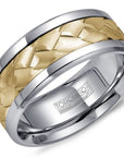 Cobalt & Yellow Gold Woven Ring