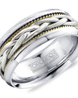 Cobalt & Gold Rope Ring