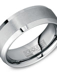 Tungsten Two-Tone Polished Edges Ring