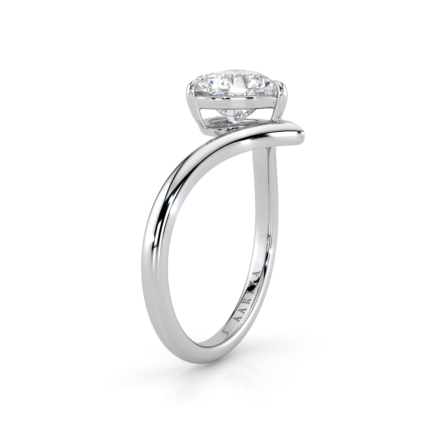 Heart Diamond Shaped Ring