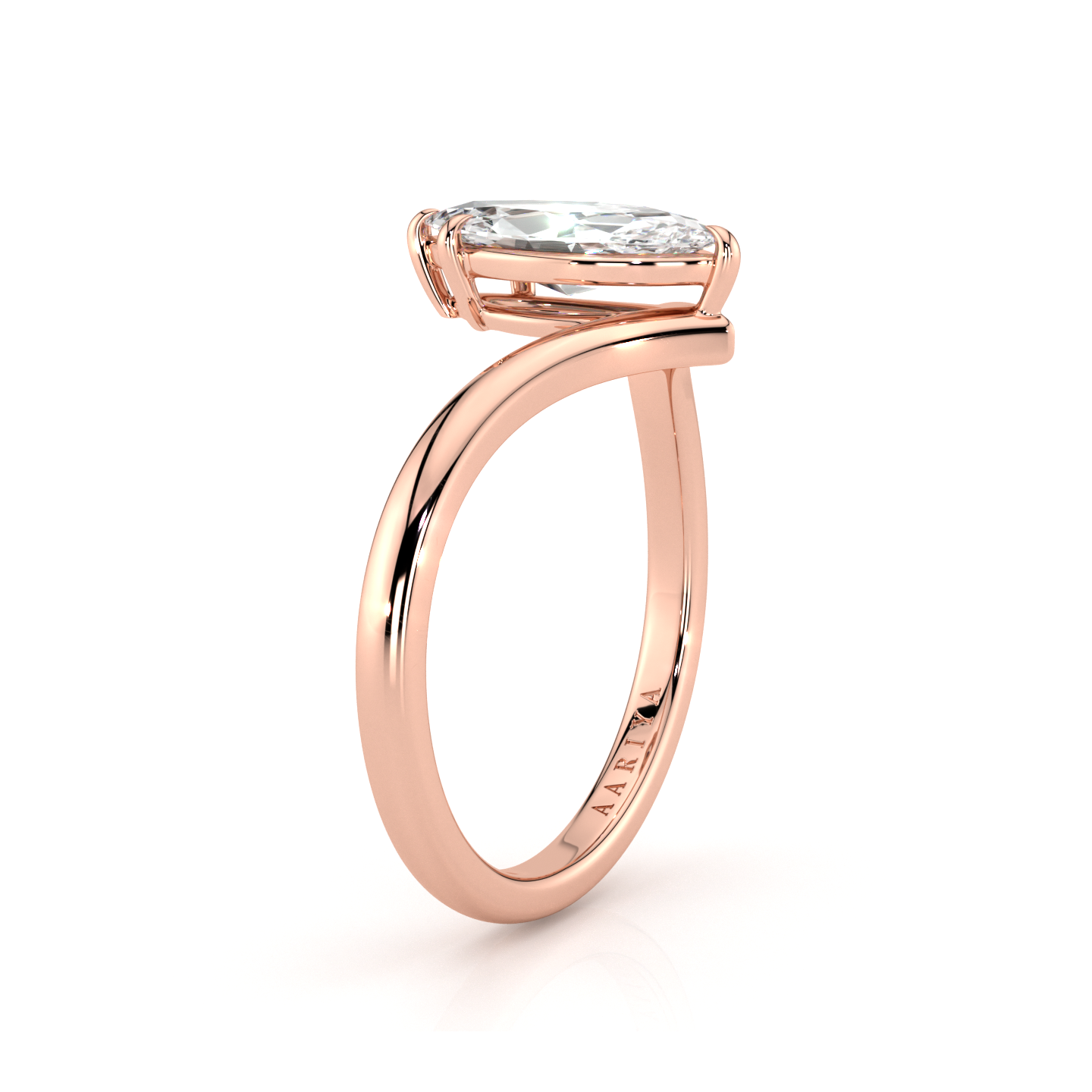 Marquise Diamond Shaped Ring