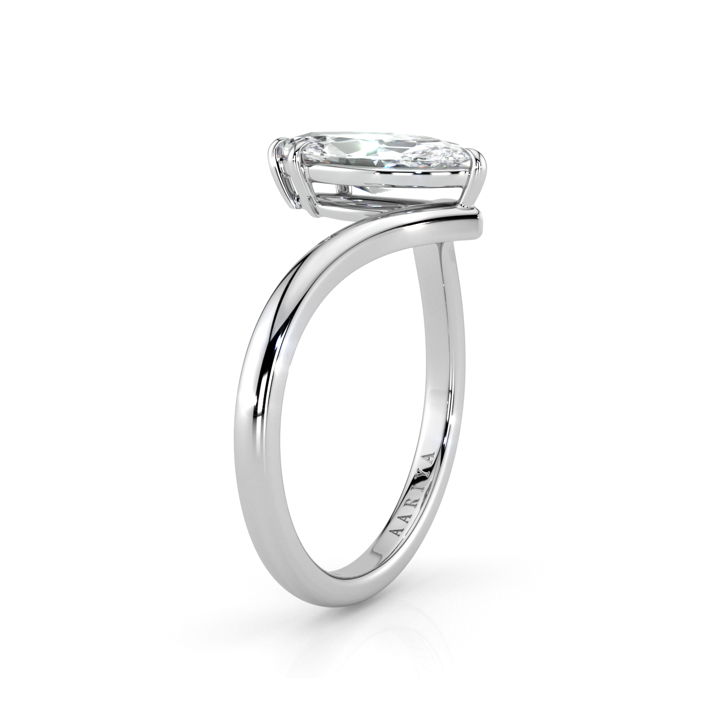 Marquise Diamond Shaped Ring