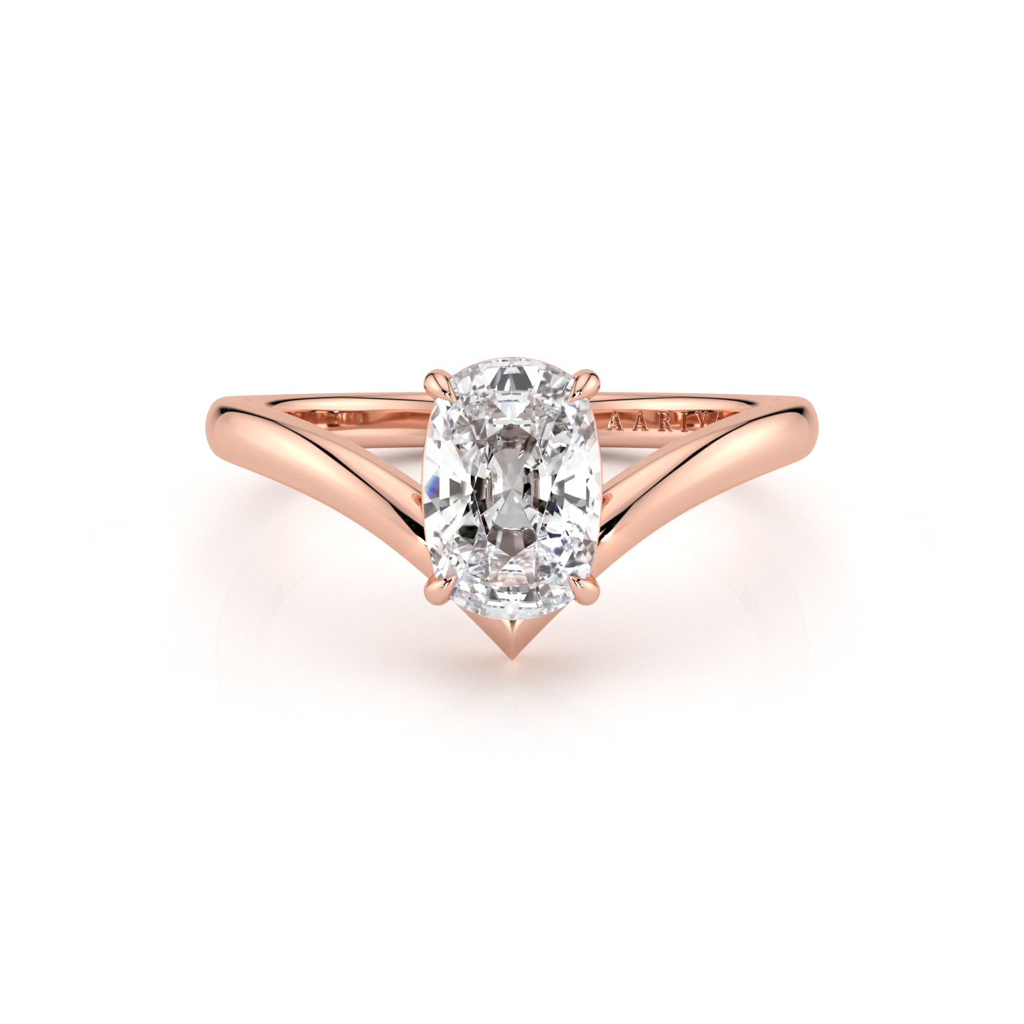 Cushion Diamond Shaped Ring