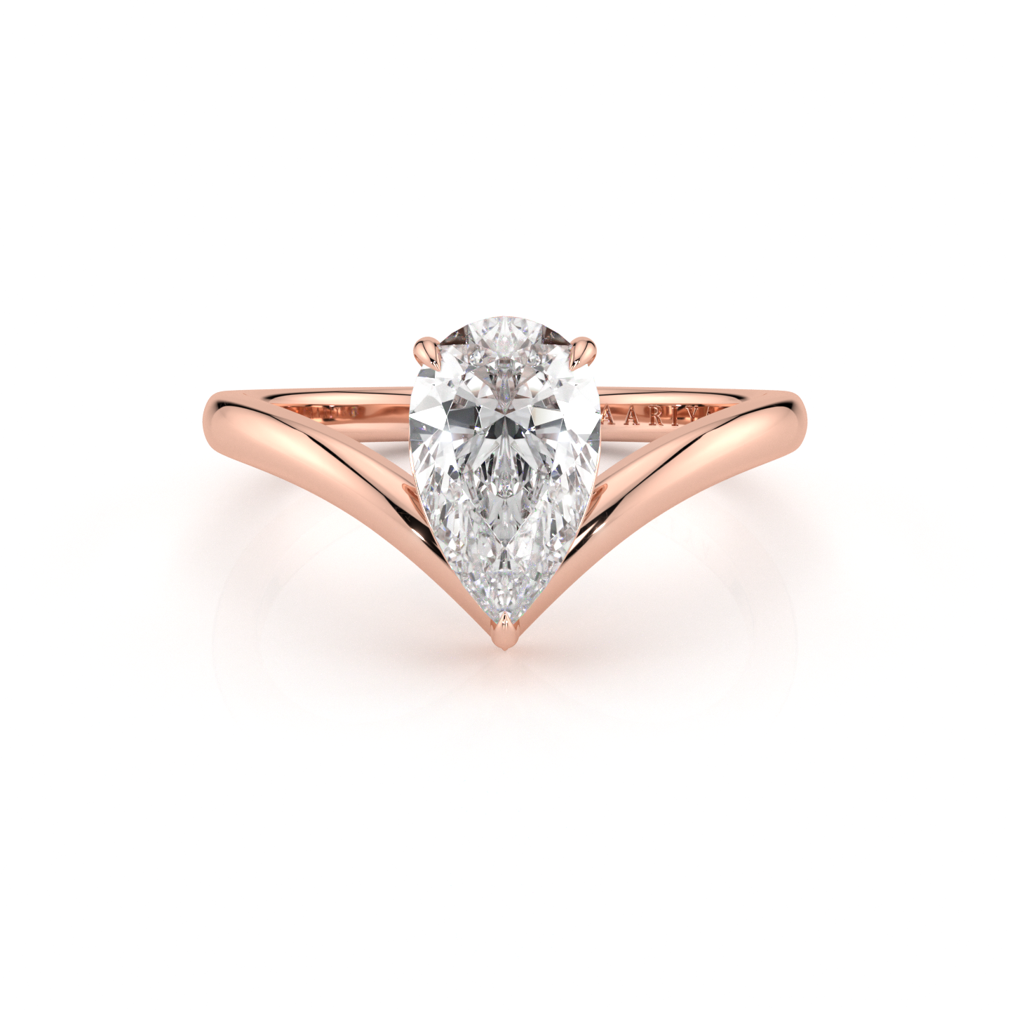 Pear Diamond Shaped Ring