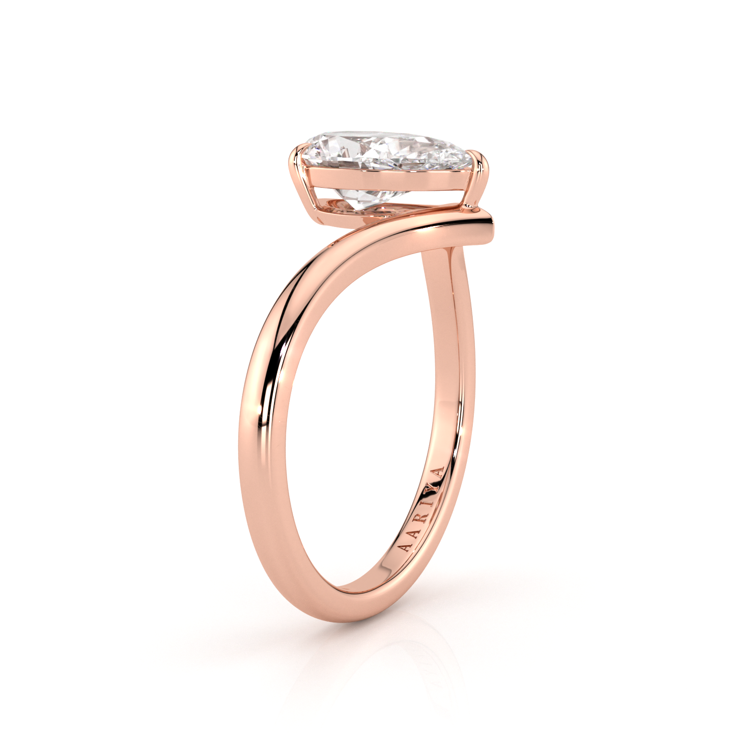 Pear Diamond Shaped Ring