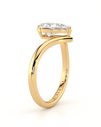 Pear Diamond Shaped Ring