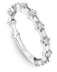 Bezel Set Dot Diamond Band