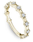 Bezel Set Dot Diamond Band