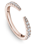 Split Round Diamond Band