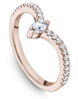 Shaped Marquise & Round Band