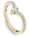 Shaped Marquise & Round Band