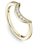 Moon Shaped Diamond Band