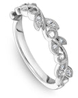 Floral Milgrain Design Band