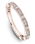 Milgrain Diamond Band