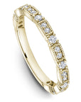 Milgrain Diamond Band