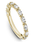 Horizontal Marquise Set Band