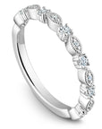 Round Diamond Band With Milgrain
