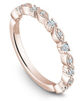 Round Diamond Band With Milgrain