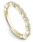 Round Diamond Band With Milgrain