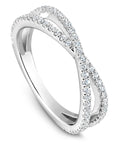 Crossover Diamond Set Band