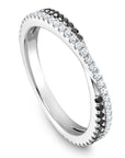 Round & Black Diamond Band