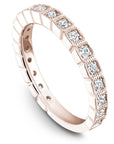 Round Milgrain Bezel Set Band