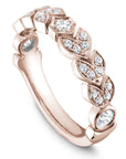 Floral Leaf Diamond Ring
