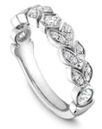 Floral Leaf Diamond Ring